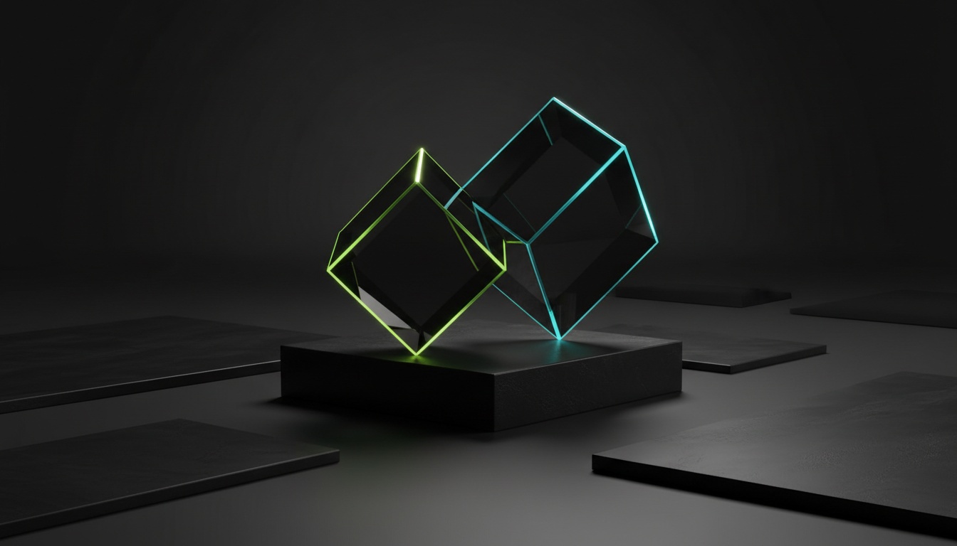 Two balanced luminous forms representing an OpenAI and Anthropic API cost comparison